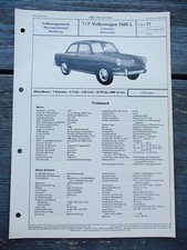 VW Type 3 1600 L sedan