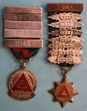 Two Rare RoSPA Safe Driving Medals From 1940 to 1957 With Ribbons & Badges
