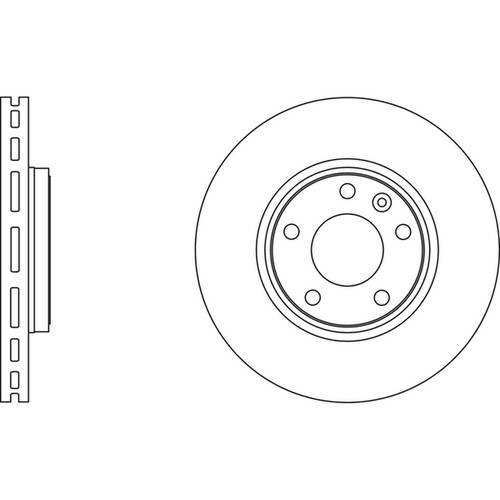 Brake discs vented for opel - discs,