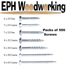 Pocket Hole Screws - Packs of