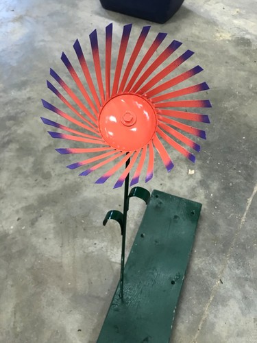 All recycled metal - , flower