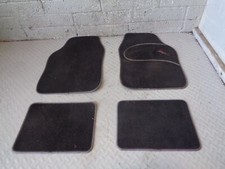 Freelander 1 Floor Mats Set of 4 in Black Cloth Land Rover 1998 to 2006 R30055