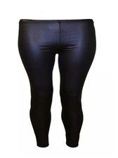 Ladies Black Shiny Wet Look