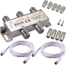 RUNCCI-YUN 4 Way Satellite TV
