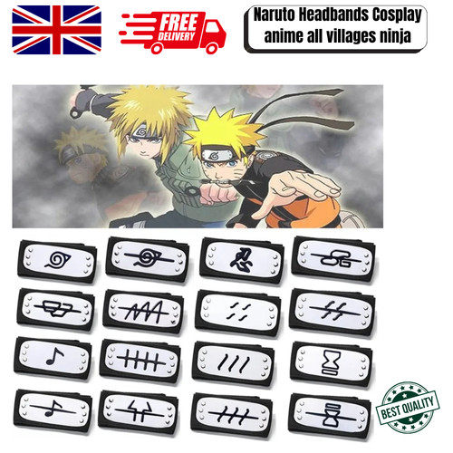 Naruto headbands cosplay - naruto,