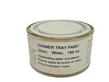 1 x 150ml Gloss White Shower