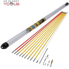 CK Tools T5421 Mighty Rod Pro Cable Rod Standard Set of 10m