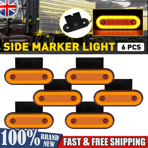 Orange amber side led - side, 20