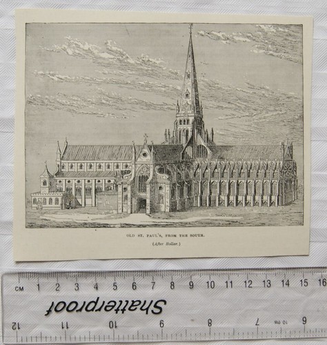 Vintage engraving old st - vintage,