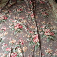 Beautiful Cottage Roses Curtains By Filigree 86Wx64L Inc Each Panel