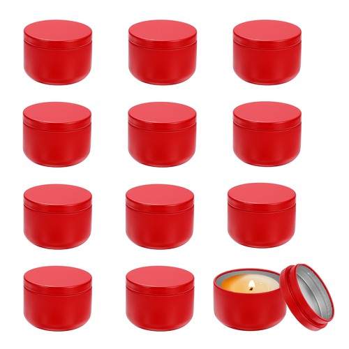 12pcs 3oz candle - candle, metal