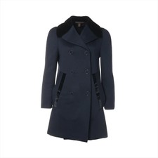 Louis Vuitton 13AW Wool coats XS Ladies' Navy Blue  RW132A