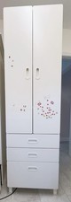 IKEA Children's White Wardrobe with 3 Drawers and Shelf Excellent Condition Used