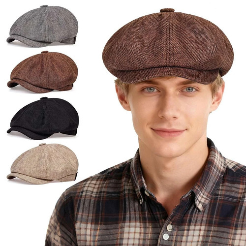 Vintage newsboy cap - cap, hat