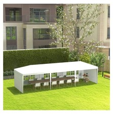 Large 9m x 3m Outdoor Garden Gazebo Party Wedding Tent Canopy Marquee