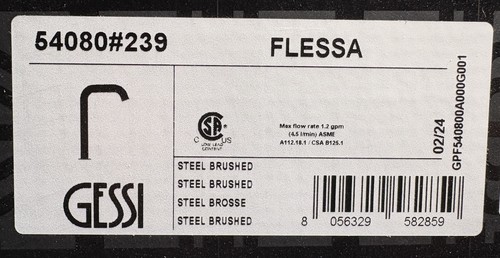 Gessi 54080 239 flessa - gessi, 54080#239