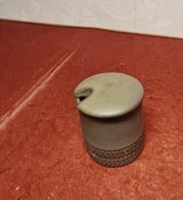 Denby Chevron Mustard Pot