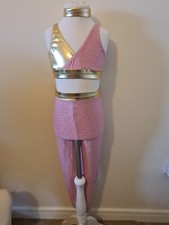 Freestyle disco Pairs Dance Costumes  U10 brand new