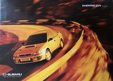 SUBARU IMPREZA 2.0 SERIES UK Car Sales Brochure  #SB089 GL Sport TURBO