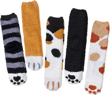 5 Pairs Womens Fuzzy Socks