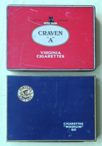 Two cigarette cases - two, wwii