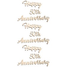  3pcs Wedding Anniversary Wooden Sign Wood Cutout Letters Plaque Wedding