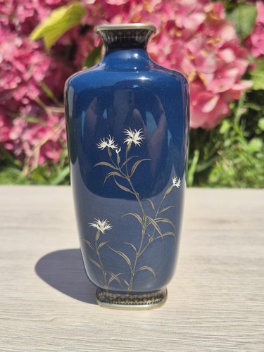 Fine japanese cloisonne vase - fine,