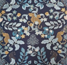 Navy blue ginger gold metallic