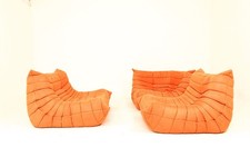 Togo Pumpkin Orange Fabric