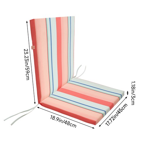 Waterproof high back chair - back,