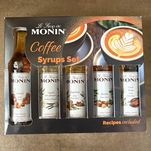 Monin coffee syrup set - monin,