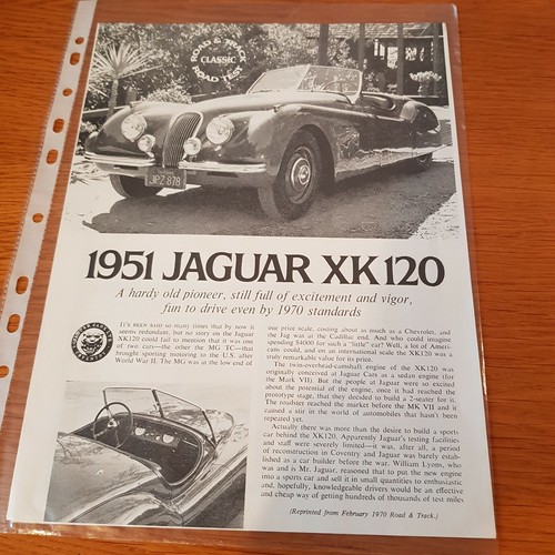Jaguar 1951 xk120 - jaguar, test