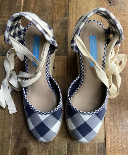 Draper james navy gingham - navy,