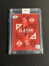 Topps Project 22 Zlatan Ibrahimovic by Neil Stevens /10 Week 24 AC Milan