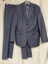 TED BAKER Charcoal Pinstripe