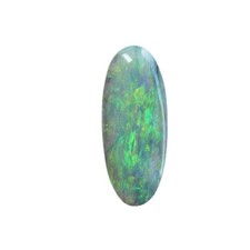 Natural solid semi black opal