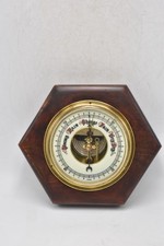 Vintage German Barometer Wood