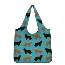 BRIARD DOG FOLDABLE TOTE BAG