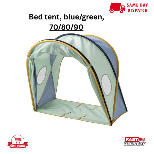 Ikea bed tent blue green - blue/green, fun