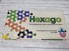 Vintage Hexago Colour Matching Domino Game Arrow Games.Age 8+ 2-8 players. PD