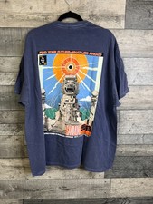 87 Urban Outfitters Graphic Tee T Shirt Size Large Oversize Navy LIVE
