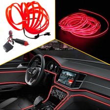 Red decor car led - red,