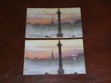 ORIGINAL NOVELTY TUCK JIGSAW PUZZLE POSTCARD - FOGGY LONDON.