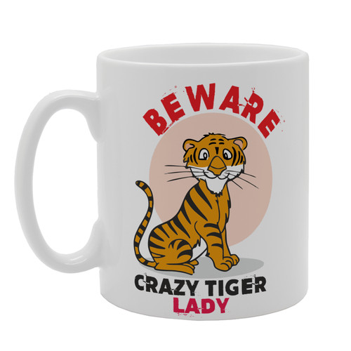 Ts036 funny tiger - tiger, lady