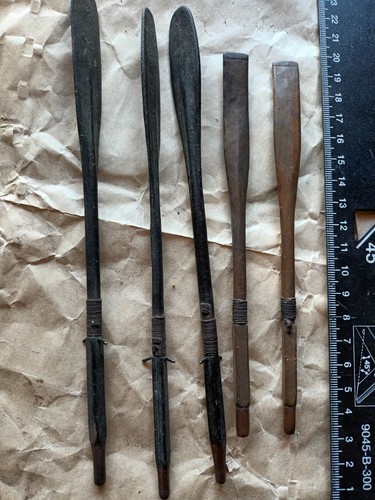 Model boat oars c1900 - oars, c1900-20