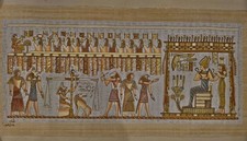 Egyptian Papyrus Painting-Book
