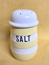 EXCELLENT TG GREEN CORNISH WARE  SALT SHAKER IN SUNLIT YELLOW C1960