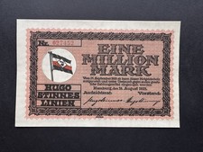 German, 1 Million Mark 1923