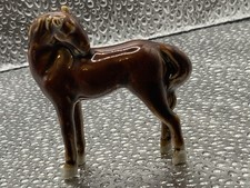 Vintage Miniature Swatow Porcelain Horse, Good Condition