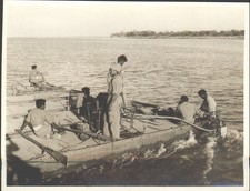 AMPHIBIOUS VEHICLE - Original 4.5 x 3.75 Inch World War Two PHOTOGRAPH